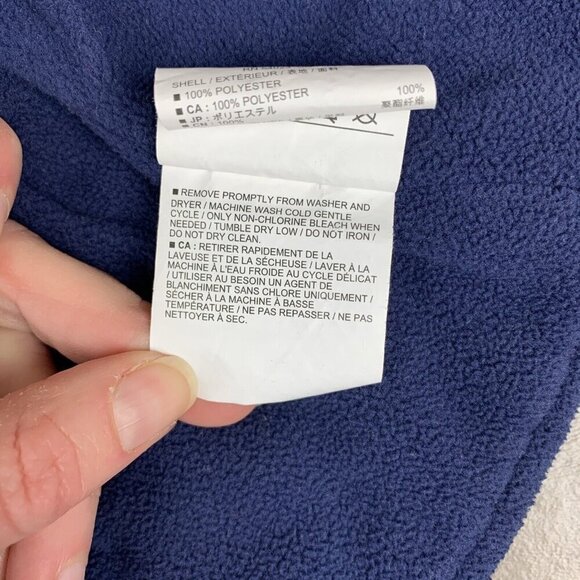 Old Navy Quilted Vest Blue Zip Gold Bow Equestrian Fall Puffer Girls 3-6 Months - Picture 9 of 11